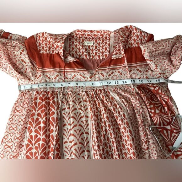 WARM NY 2017 Runway Bell Flare Sleeve Bohemian dress Size Small - Picture 10 of 16